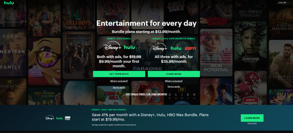 Hulu - Next-Day TV and Originals