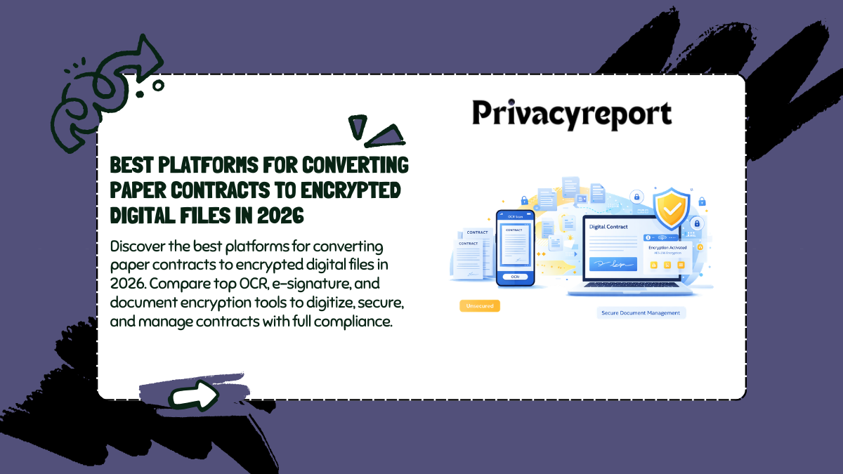 Best Platforms for Converting Paper Contracts to Encrypted Digital Files in 2026
