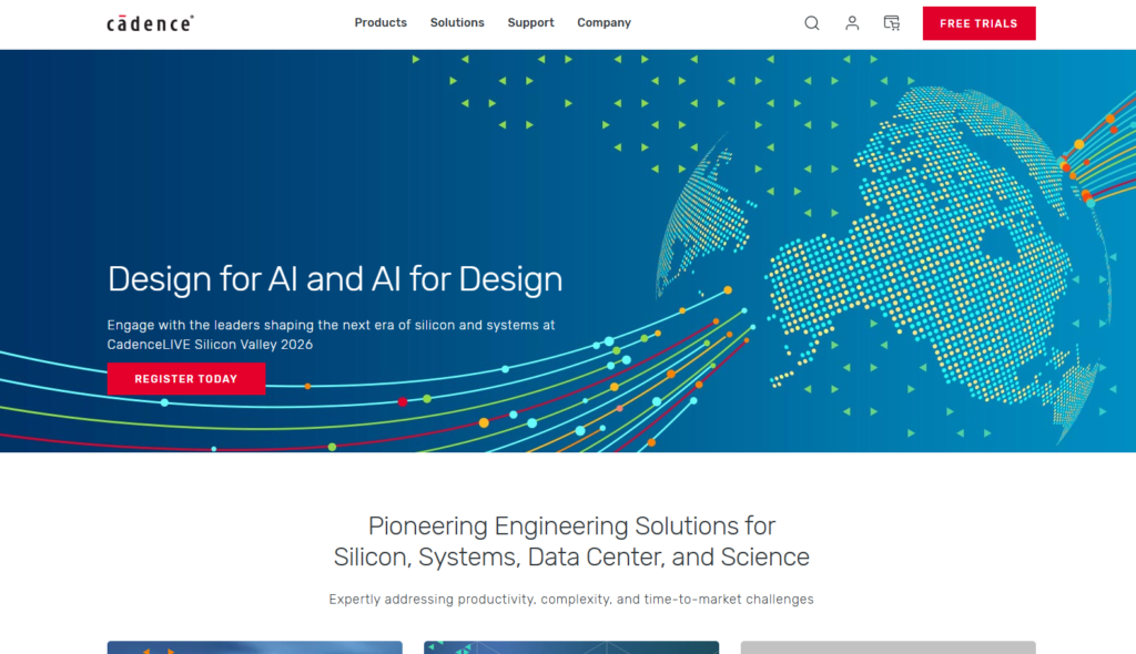 Cadence Design Systems homepage
