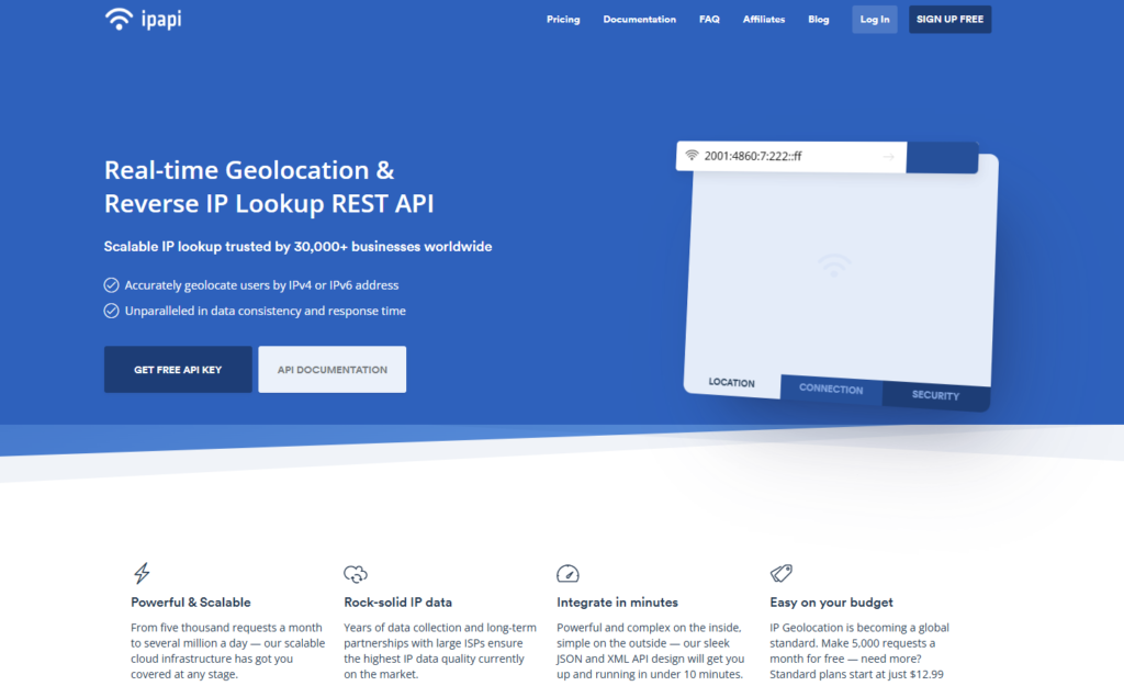 IPAPI and Abstract API