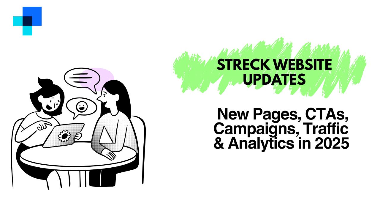 Streck Website Updates: New Pages, CTAs, Campaigns, Traffic & Analytics in 2025