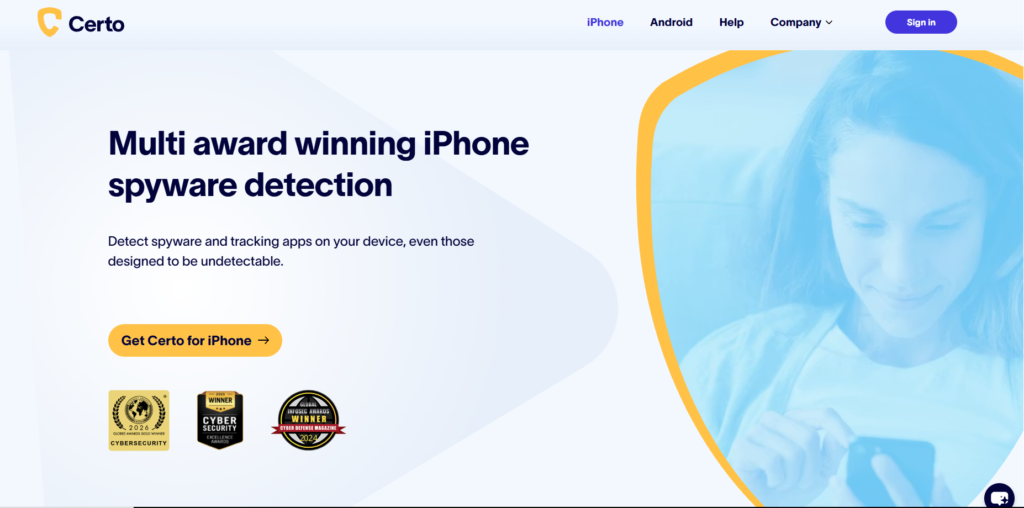 Certo AntiSpy for iOS