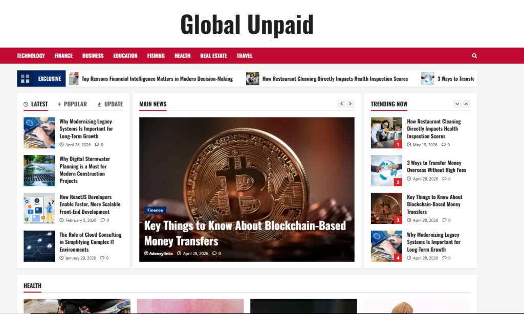 What Is Globalunpaid.com